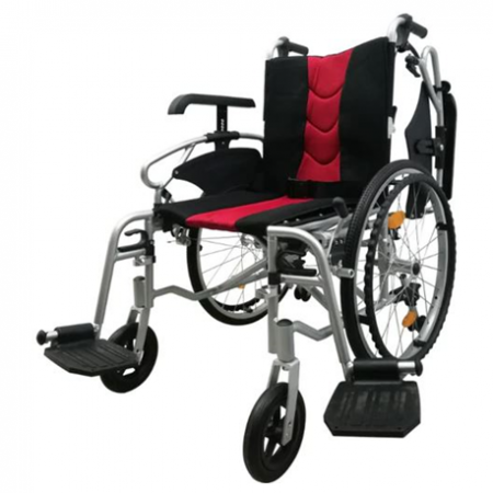 Astro Detachable Wheelchair with Height Adjustable Armrest, Per Unit