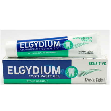 Elgydium Sensitive Toothpaste 75ml ( X 8 Packs )