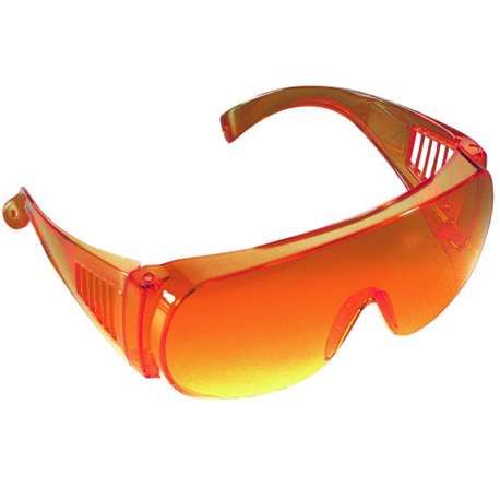 Orange protective eye wear (Goggles)