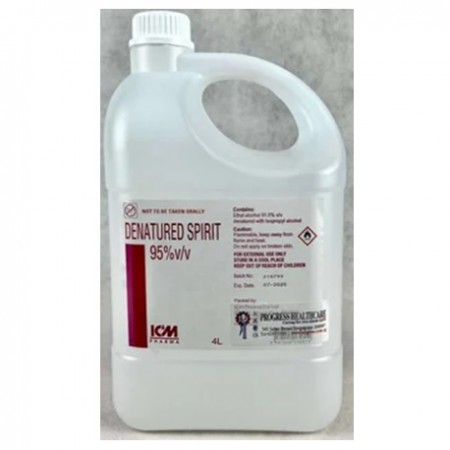 Denatured Spirit 95%, 500mL, Per Bottle