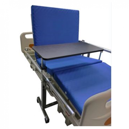 Medpro Wooden Overbed Table with H-Base, Per Unit