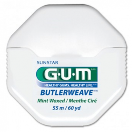 Sunstar Gum Butlerweave Mint Waxed, 60 yard, Per Piece