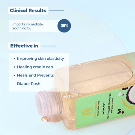 Wood-Pressed Organic Coconut Oil with Plant Actives 200ml