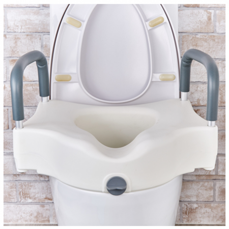 Toilet Seat Riser with Handle