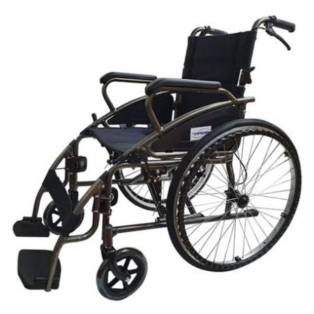 Medpro New Style Portable Wheel Chair with Foldable Backrest, Per Unit