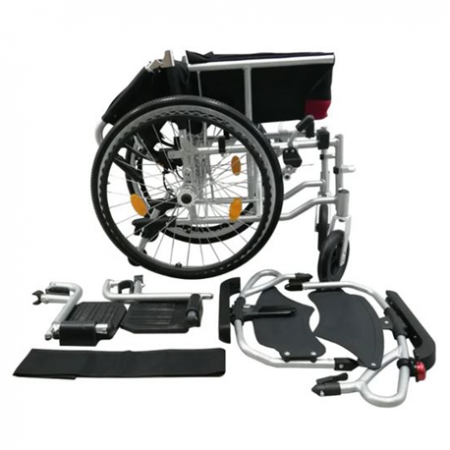 Astro Detachable Wheelchair with Height Adjustable Armrest, Per Unit