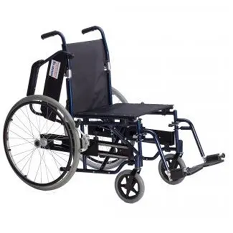 Transfer Wheelchair With Left and Right retractable wheel, 18''