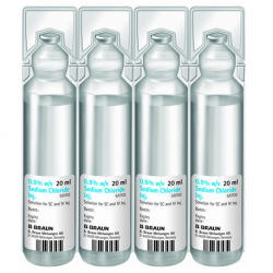 B Braun Sodium Chloride 0.9% for Injection Miniplasco Connect, 20ml, 20pcs/box