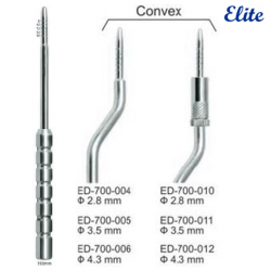 Elite Osteotome Convex, Curved, Per Unit