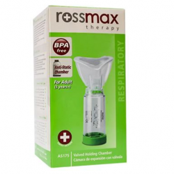 RossMax Anti-Static Valve Holding Chamber Facemask for Adult, 5 yrs+, Per Piece
