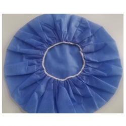Trimendous Disposable SMS Round Cap, Blue, 30gsm (100pcs/bag, 10bags/carton)
