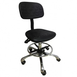 Dental Lab Lowback Chair with Footring, Per Unit