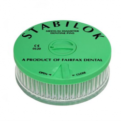 Stabilok Pin Jumbo (100pc/box) Green, Stainless Steel. Size .027'' 