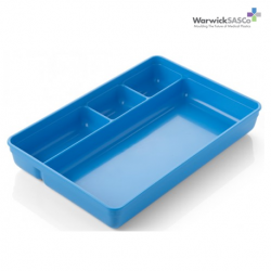 WarwickSasco 4 Compartment Instrument Tray, 270x180x41mm, Per Piece