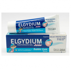 Elgydium Junior Toothpaste Bubble Gum 50ml ( X8 Packs )