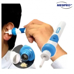 Medpro Electric Vacuum Ear Wax Removal Tool with Soft Ear Tips & Cleaning Brush