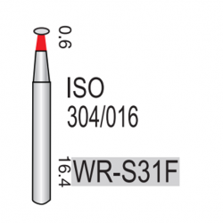 Diamond Burs, 5pcs/pack #WR-S31F