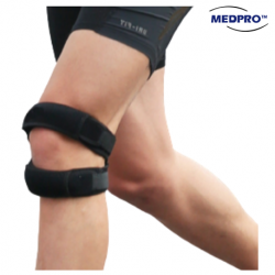 Medpro Dual Patella Strap Knee Support Brace Band, Each