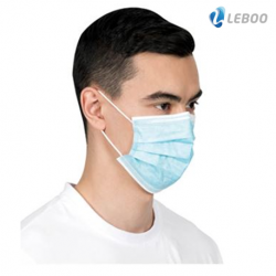 [5 Cartons] Leboo Facemask 3ply with Earloop (50pcs/box, 2000pcs/carton)