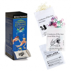 Creatures of the Sea Natural Latex Orthodontic Elastics, 50 Pkts of 100