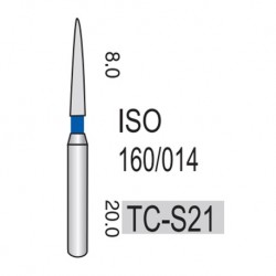 Diamond Burs, 5pcs/pack #TC-S21