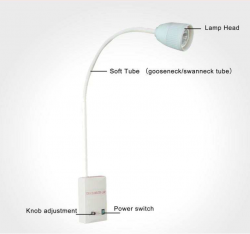 HFMED Wall mounted Halogen Light with Bracket