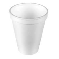 Foam Cups, White, 8 Oz (25pcs/pkt, 40pkt/carton)