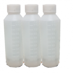 Medicine Bottle Gratuated, White 90ml (200pcs)