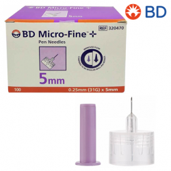 BD Micro-Fine Pen Needles (5mm x 31gm) 100pcs/box