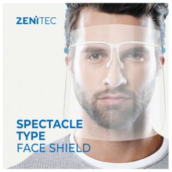 [Group Buy] Zenitec Spectacle Type Face Shield, Per Piece X 20