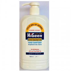 HiGeen Hand Sanitizer Gel, 70% Ethanol, Fresh Maracuja, 1000ml 