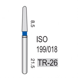 Diamond Burs, 5pcs/pack #TR-26