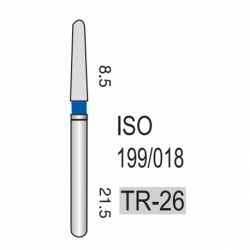 Perfect Diamond Burs, 5pcs/pack #TR-26