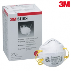 3M 8110s Particulate Respirator N95 Mask, 20pcs/box