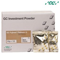 GC Fujivest Platinum II Investment Material Powder, 60gm x 100 predose