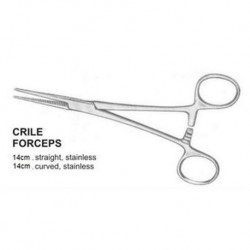 German Crile Artery Forcep, 14cm, Per Unit