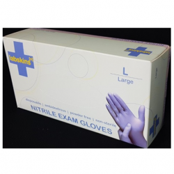 Labskins Nitrile Examination Gloves, Powder-Free (100pcs/box, 10boxes/carton)