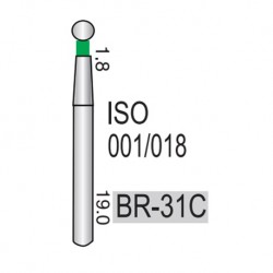 Diamond Burs, 5pcs/pack #BR-31C