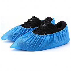 Disposable Non Woven Shoe Cover, 30GSM, Blue (100pcs/pack) X 3