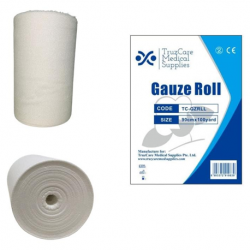 Disposable Gauze Roll, 90cm x 100yard, Each