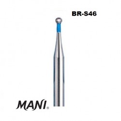 Mani Diamond Bur, Round Short BR-S46 (3pcs/Box)