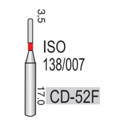 Diamond Burs, 5pcs/pack #CD-52F