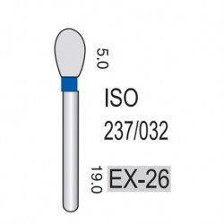 Diamond Burs, 5pcs/pack #EX-26