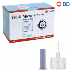 BD Micro-Fine Plus Pen Needles (8mm x31gm) 100pcs/box