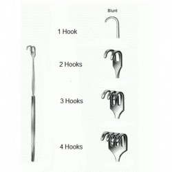 Tissue Retractor Standard, Blunt, 16cm