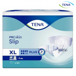 Tena Proskin Slip Plus Diapers, Extra Large (30pcs/bag, 3bags/carton)