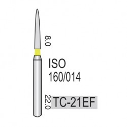 Diamond Burs, 5pcs/pack #TC-21EF