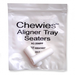 Chewies Aligner Tray Seaters (pack of 20pcs), White unscented