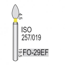 Diamond Burs, 5pcs/pack #FO-29EF
