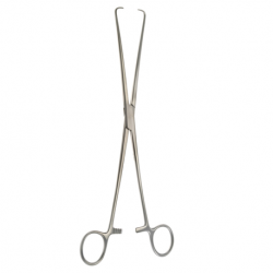 German Braun (Schneider) Uterine Forceps Tenaculum, 1x1 prong, 25cm, Per Unit